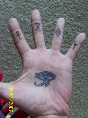 Fingers Tattoo Pic